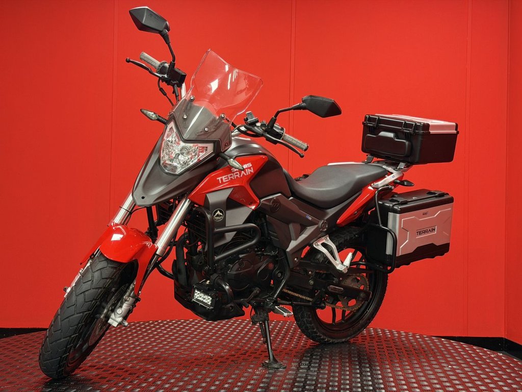 USED 2019 19 SINNIS Terrain 125 TRADE BIKES AT TRADE PRICES FULL LUGGAGE