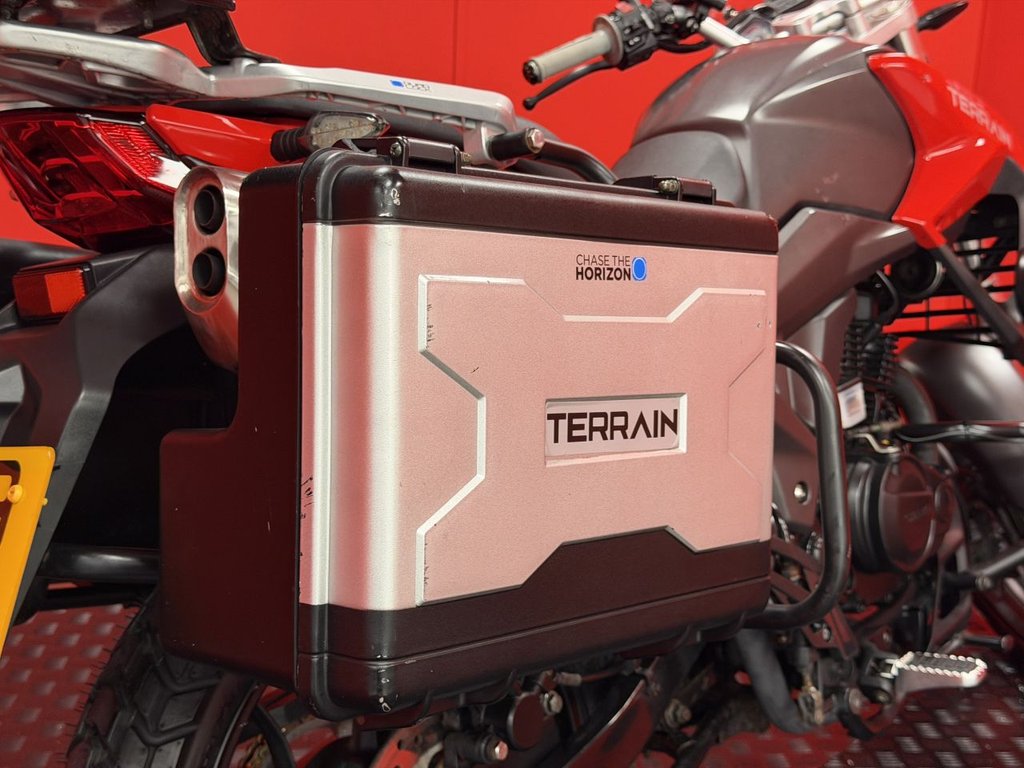 USED 2019 19 SINNIS Terrain 125 TRADE BIKES AT TRADE PRICES FULL LUGGAGE