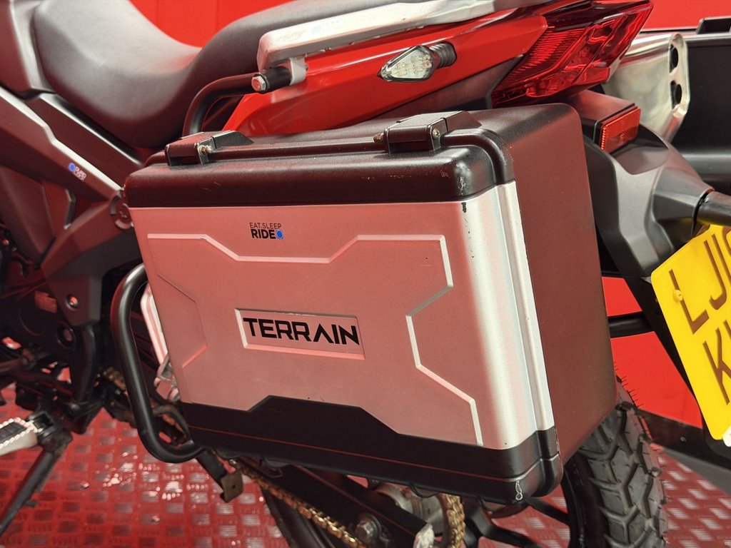 USED 2019 19 SINNIS Terrain 125 TRADE BIKES AT TRADE PRICES FULL LUGGAGE
