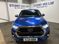 USED 2021 21 TOYOTA HILUX 2.4 D-4D Invincible Pickup Double Cab 4dr Diesel Auto 4WD Euro 6 (s/s) (150 ps) REVERSE CAMERA+AIR CON