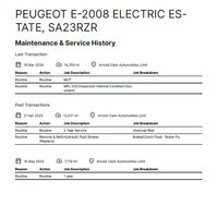 USED 2023 23 PEUGEOT E-2008 50kWh GT SUV 5dr Electric Auto (7kW Charger) (136 ps) 1 OWNER FULL DEALER SERVICE HISTORY