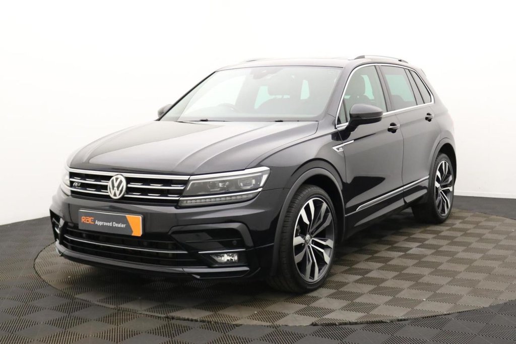 USED 2018 18 VOLKSWAGEN TIGUAN 2.0 TDI R-Line SUV 5dr Diesel DSG 4Motion Euro 6 (s/s) (150 ps) 4WD, Car Play, Sat Nav