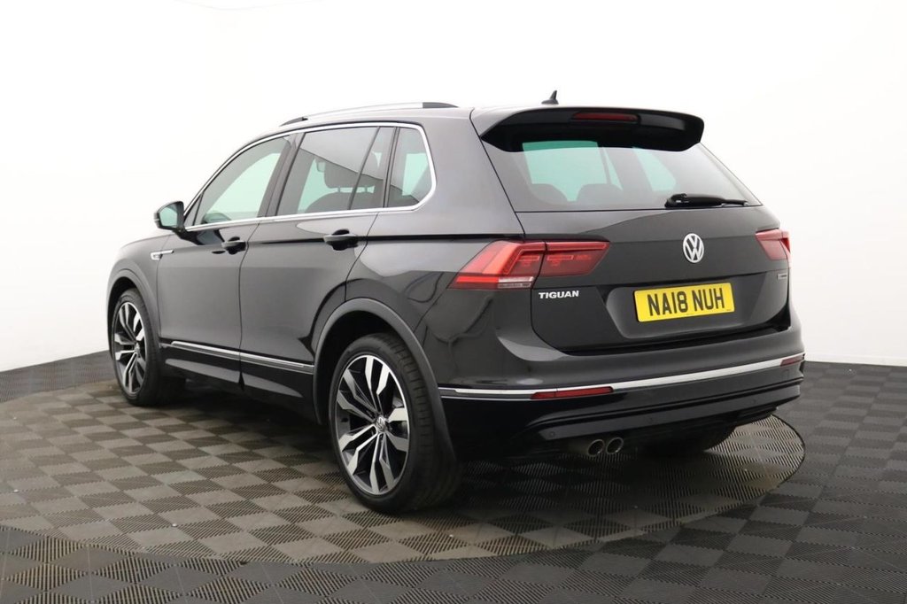 USED 2018 18 VOLKSWAGEN TIGUAN 2.0 TDI R-Line SUV 5dr Diesel DSG 4Motion Euro 6 (s/s) (150 ps) 4WD, Car Play, Sat Nav