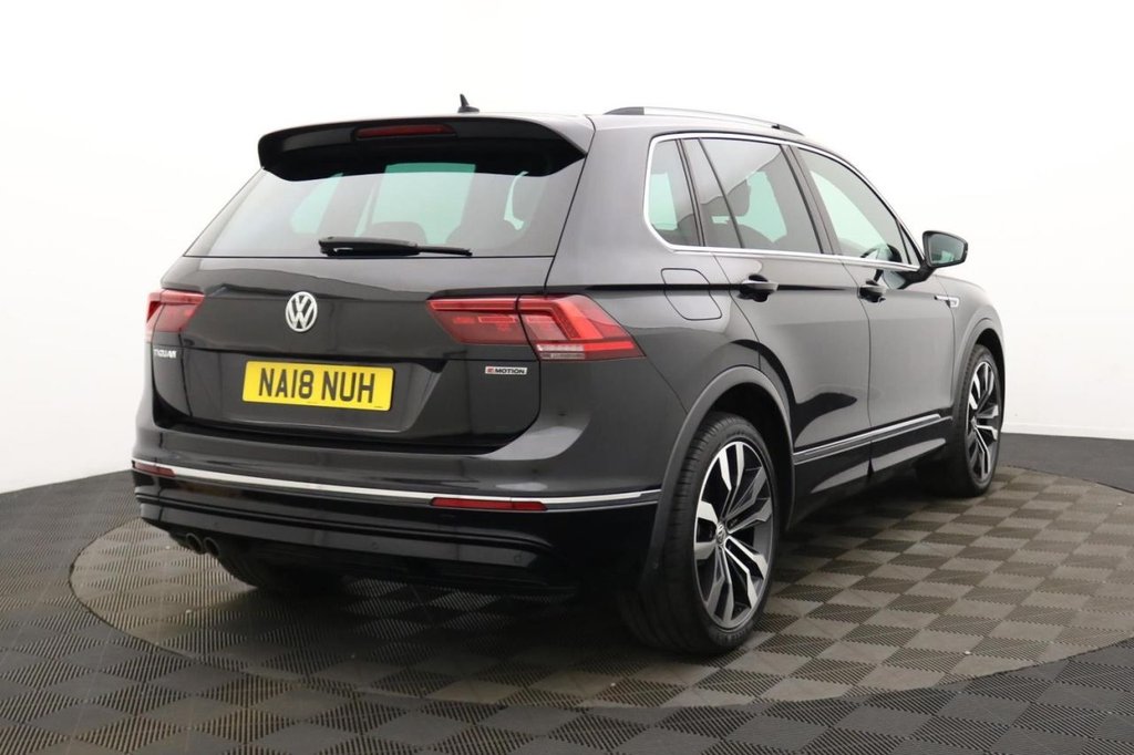 USED 2018 18 VOLKSWAGEN TIGUAN 2.0 TDI R-Line SUV 5dr Diesel DSG 4Motion Euro 6 (s/s) (150 ps) 4WD, Car Play, Sat Nav