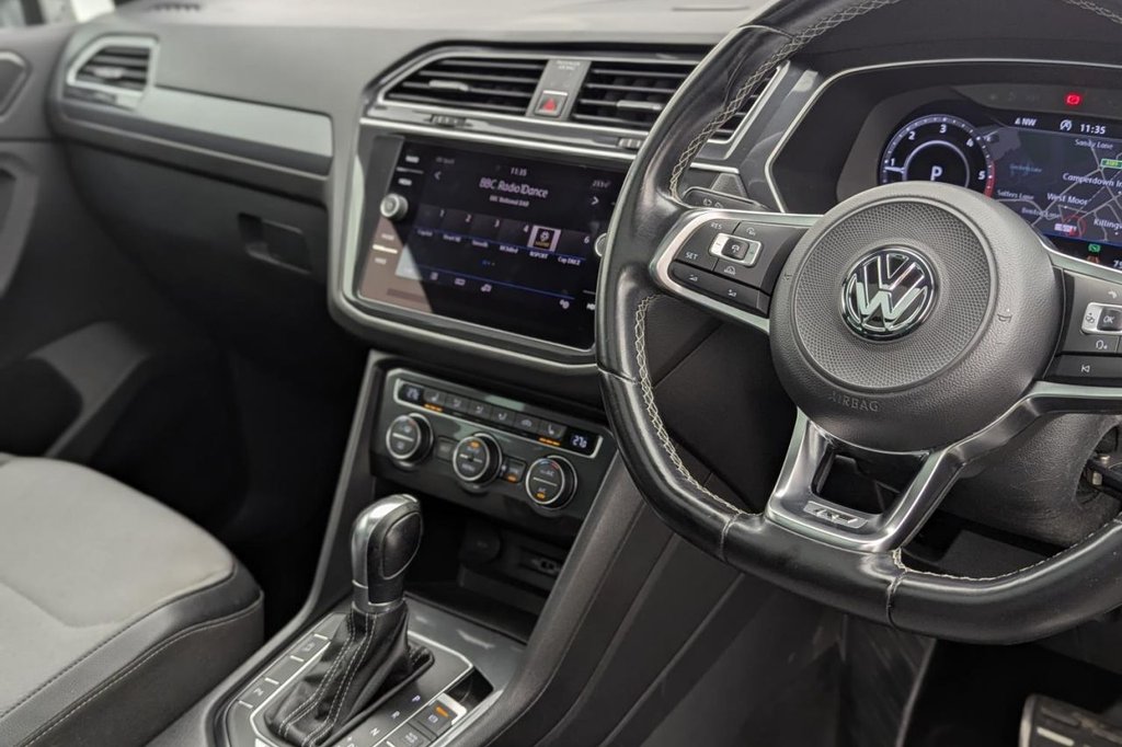 USED 2018 18 VOLKSWAGEN TIGUAN 2.0 TDI R-Line SUV 5dr Diesel DSG 4Motion Euro 6 (s/s) (150 ps) 4WD, Car Play, Sat Nav