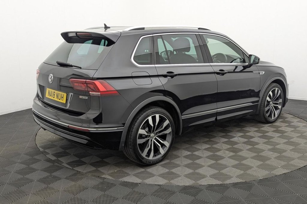 USED 2018 18 VOLKSWAGEN TIGUAN 2.0 TDI R-Line SUV 5dr Diesel DSG 4Motion Euro 6 (s/s) (150 ps) 4WD, Car Play, Sat Nav