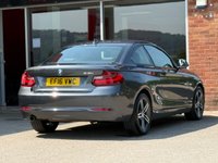 USED 2016 16 BMW 2 SERIES 1.5 218i Sport Coupe 2dr Petrol Manual Euro 6 (s/s) (136 ps) FULL SERVICE HISTORY/EURO 6