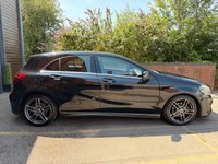 USED 2017 67 MERCEDES-BENZ A CLASS 1.6 A180 AMG Line Hatchback 5dr Petrol Manual Euro 6 (s/s) (122 ps) HALF LEATHER SEATS & BLUETOOTH