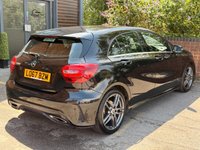 USED 2017 67 MERCEDES-BENZ A CLASS 1.6 A180 AMG Line Hatchback 5dr Petrol Manual Euro 6 (s/s) (122 ps) HALF LEATHER SEATS & BLUETOOTH