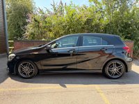 USED 2017 67 MERCEDES-BENZ A CLASS 1.6 A180 AMG Line Hatchback 5dr Petrol Manual Euro 6 (s/s) (122 ps) HALF LEATHER SEATS & BLUETOOTH