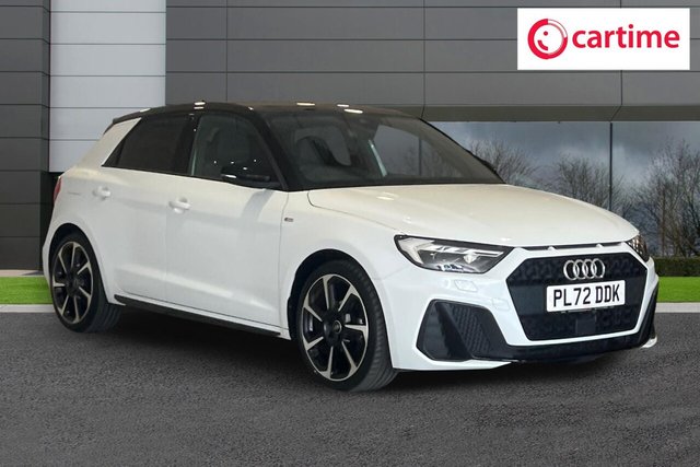 View our Audi A1 1.0 TFSI 25 Black Edition Sportback 5dr Petrol Manual Euro 6 (s/s) (95 ps) Rear Parking Sensors, Audi Smartphone Interface, Black Styling Package, Luggage Compartment Pack, LED Interior Lighting Pack