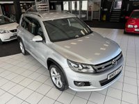 USED 2015 65 VOLKSWAGEN TIGUAN 2.0 TDI BlueMotion Tech R-Line Edition SUV 5dr Diesel DSG 4WD Euro 6 (s/s) (184 ps) VW S-HIST + HEATED SEATS
