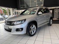 USED 2015 65 VOLKSWAGEN TIGUAN 2.0 TDI BlueMotion Tech R-Line Edition SUV 5dr Diesel DSG 4WD Euro 6 (s/s) (184 ps) VW S-HIST + HEATED SEATS