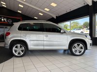 USED 2015 65 VOLKSWAGEN TIGUAN 2.0 TDI BlueMotion Tech R-Line Edition SUV 5dr Diesel DSG 4WD Euro 6 (s/s) (184 ps) VW S-HIST + HEATED SEATS