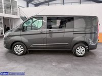 USED 2022 72 FORD TRANSIT CUSTOM 2.0 320 EcoBlue Limited Crew Van Auto L1 H1 Euro 6 (170 ps) AIR CON + 6 SEATS + EURO 6