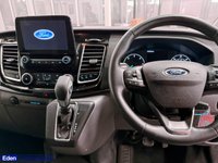 USED 2022 72 FORD TRANSIT CUSTOM 2.0 320 EcoBlue Limited Crew Van Auto L1 H1 Euro 6 (170 ps) AIR CON + 6 SEATS + EURO 6