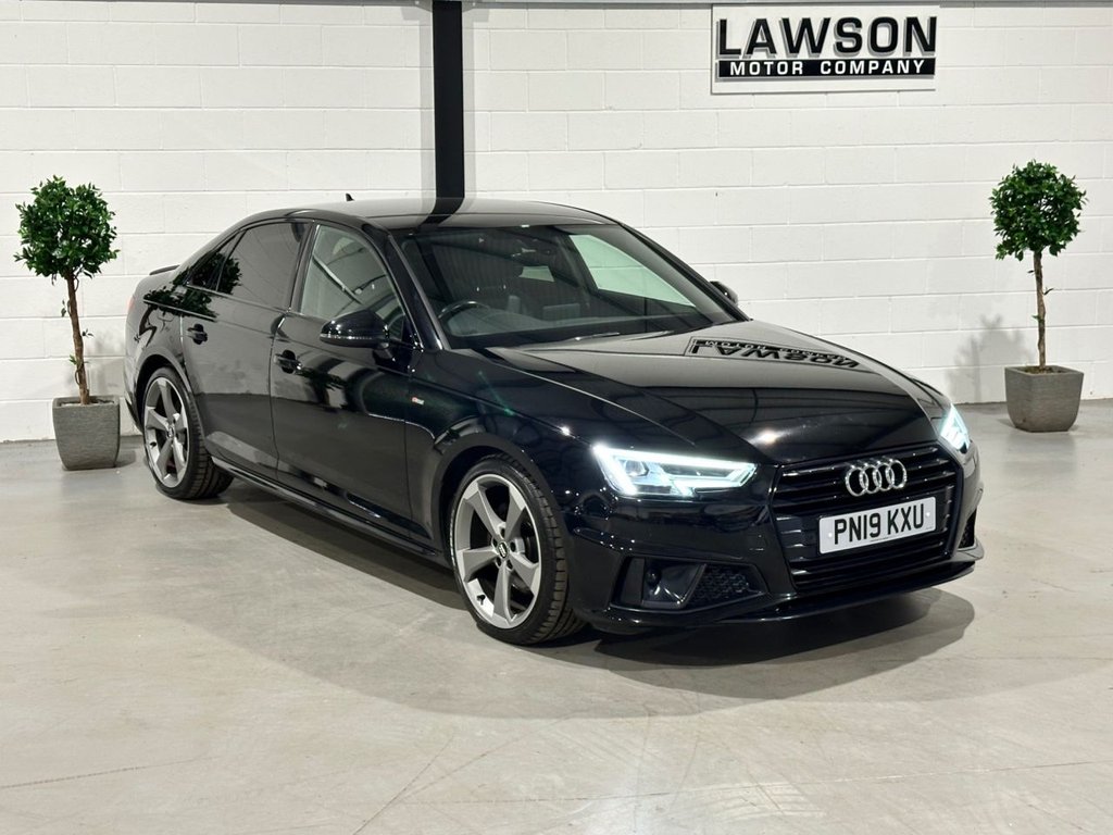 USED 2019 19 AUDI A4 2.0 TDI 35 Black Edition Saloon 4dr Diesel S Tronic Euro 6 (s/s) (150 ps) 