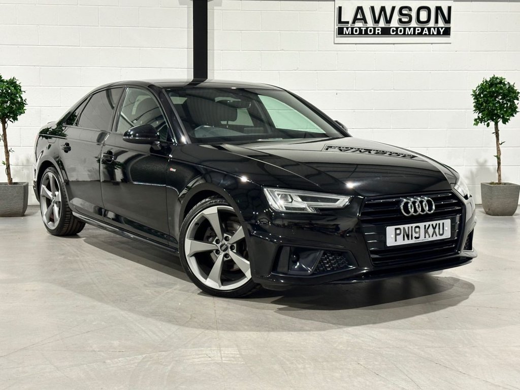 USED 2019 19 AUDI A4 2.0 TDI 35 Black Edition Saloon 4dr Diesel S Tronic Euro 6 (s/s) (150 ps) 