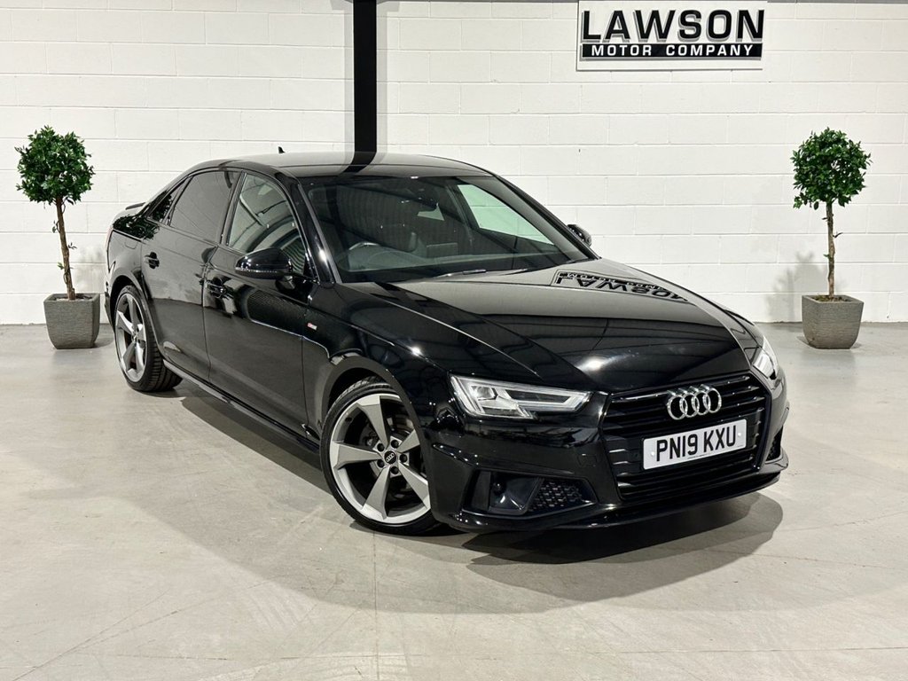 USED 2019 19 AUDI A4 2.0 TDI 35 Black Edition Saloon 4dr Diesel S Tronic Euro 6 (s/s) (150 ps) 