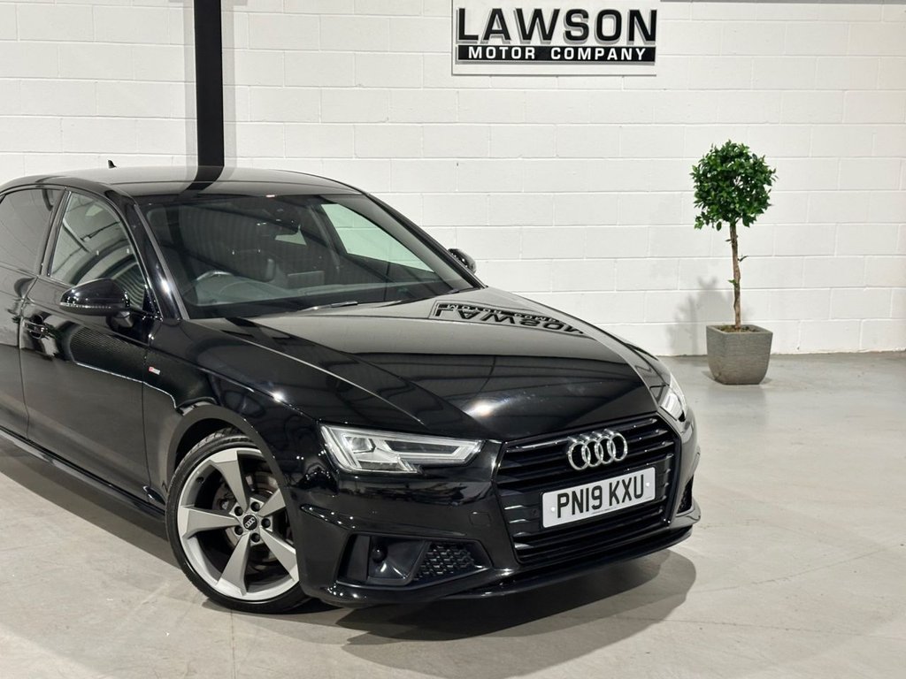 USED 2019 19 AUDI A4 2.0 TDI 35 Black Edition Saloon 4dr Diesel S Tronic Euro 6 (s/s) (150 ps) 