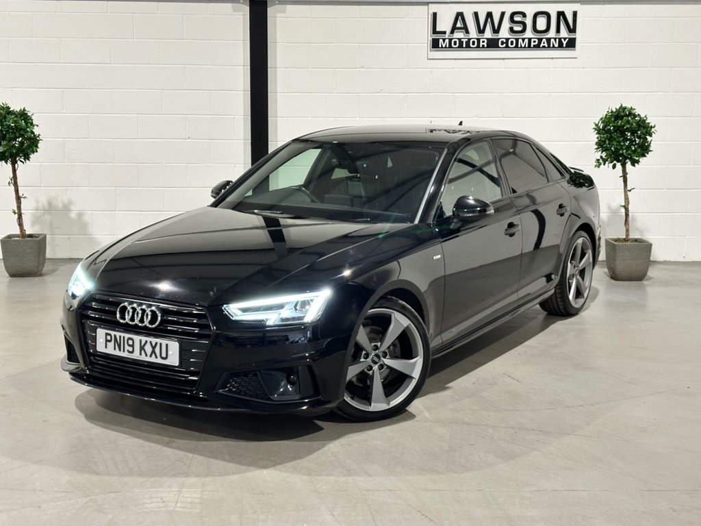 USED 2019 19 AUDI A4 2.0 TDI 35 Black Edition Saloon 4dr Diesel S Tronic Euro 6 (s/s) (150 ps) 