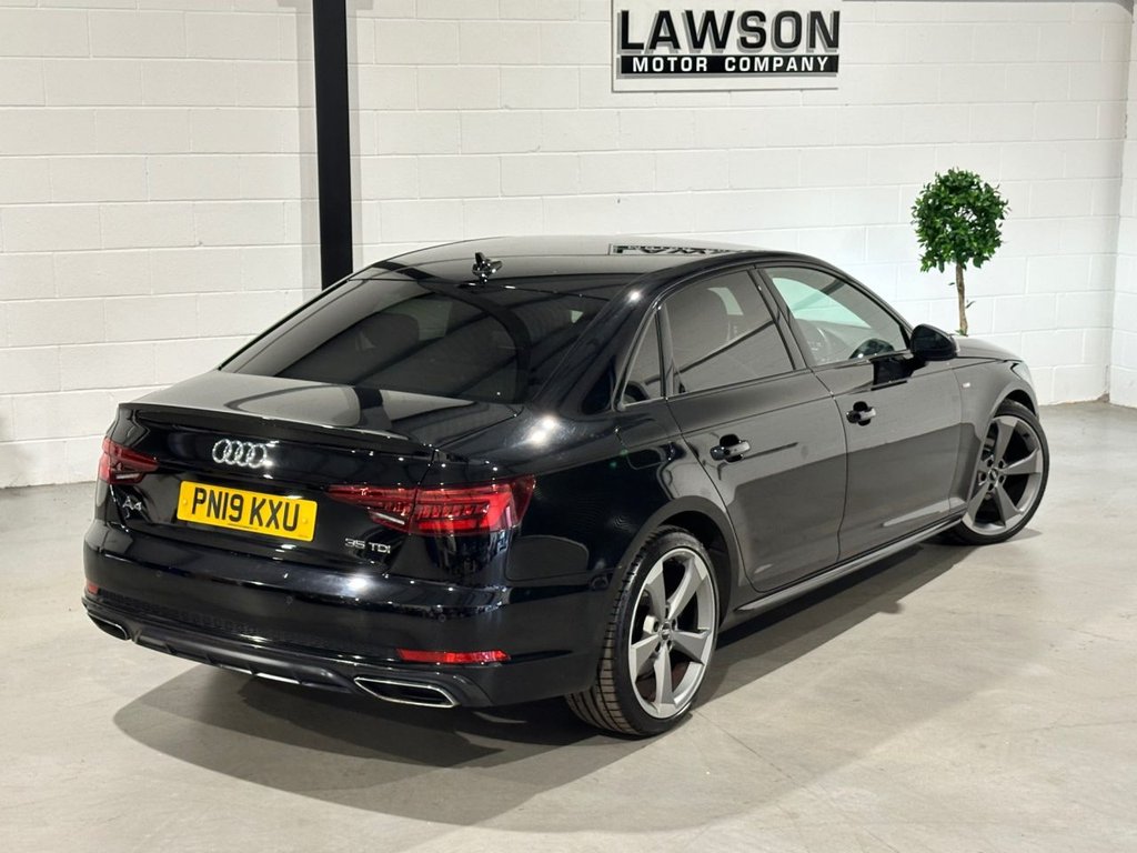 USED 2019 19 AUDI A4 2.0 TDI 35 Black Edition Saloon 4dr Diesel S Tronic Euro 6 (s/s) (150 ps) 