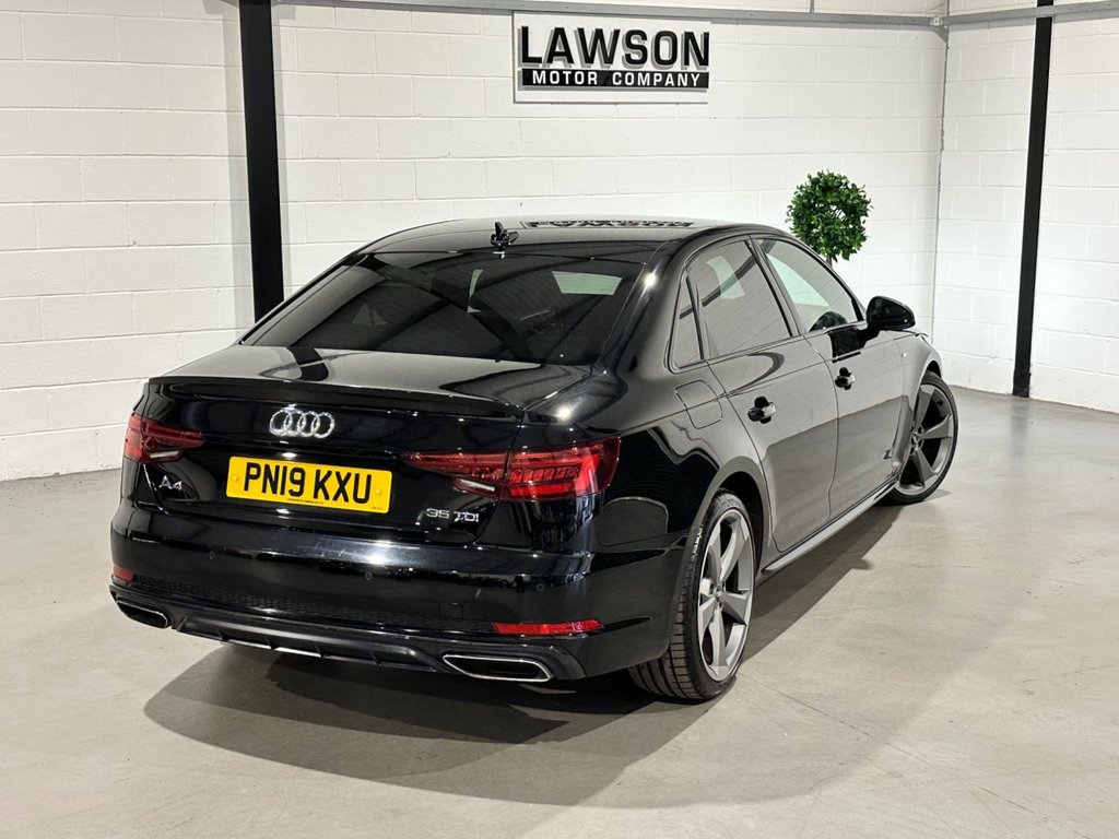 USED 2019 19 AUDI A4 2.0 TDI 35 Black Edition Saloon 4dr Diesel S Tronic Euro 6 (s/s) (150 ps) 
