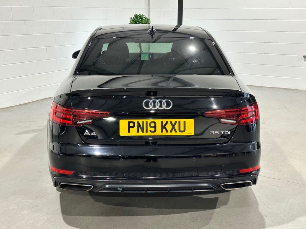 USED 2019 19 AUDI A4 2.0 TDI 35 Black Edition Saloon 4dr Diesel S Tronic Euro 6 (s/s) (150 ps) 
