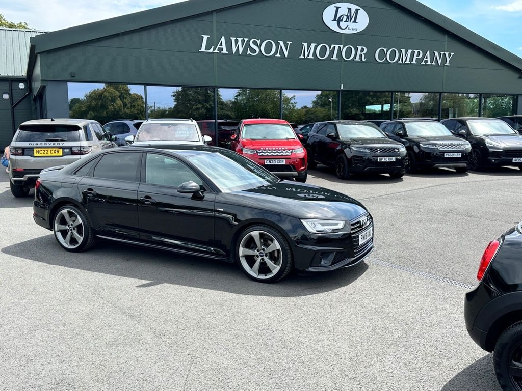 USED 2019 19 AUDI A4 2.0 TDI 35 Black Edition Saloon 4dr Diesel S Tronic Euro 6 (s/s) (150 ps) 