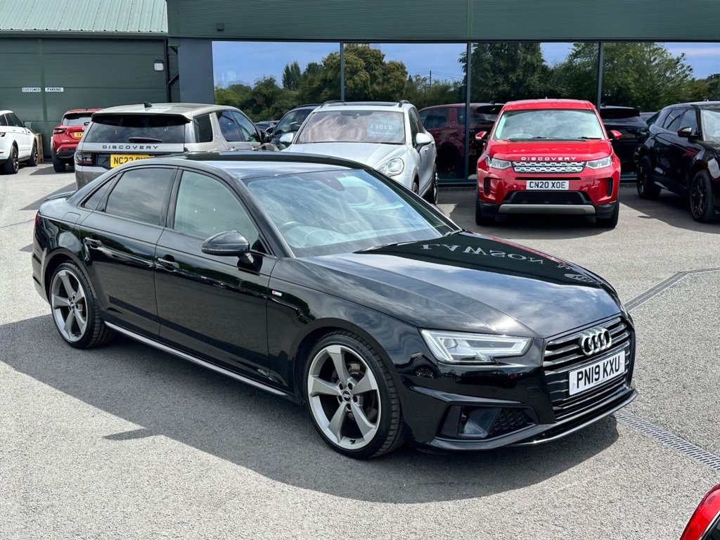 USED 2019 19 AUDI A4 2.0 TDI 35 Black Edition Saloon 4dr Diesel S Tronic Euro 6 (s/s) (150 ps) 