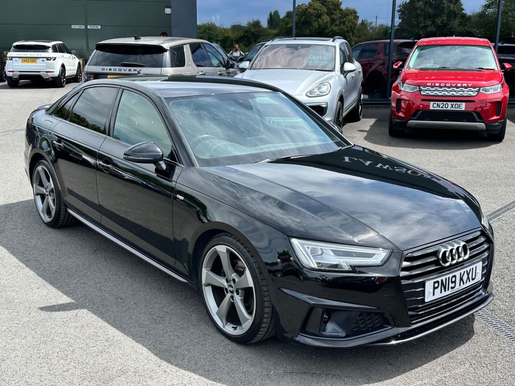USED 2019 19 AUDI A4 2.0 TDI 35 Black Edition Saloon 4dr Diesel S Tronic Euro 6 (s/s) (150 ps) 