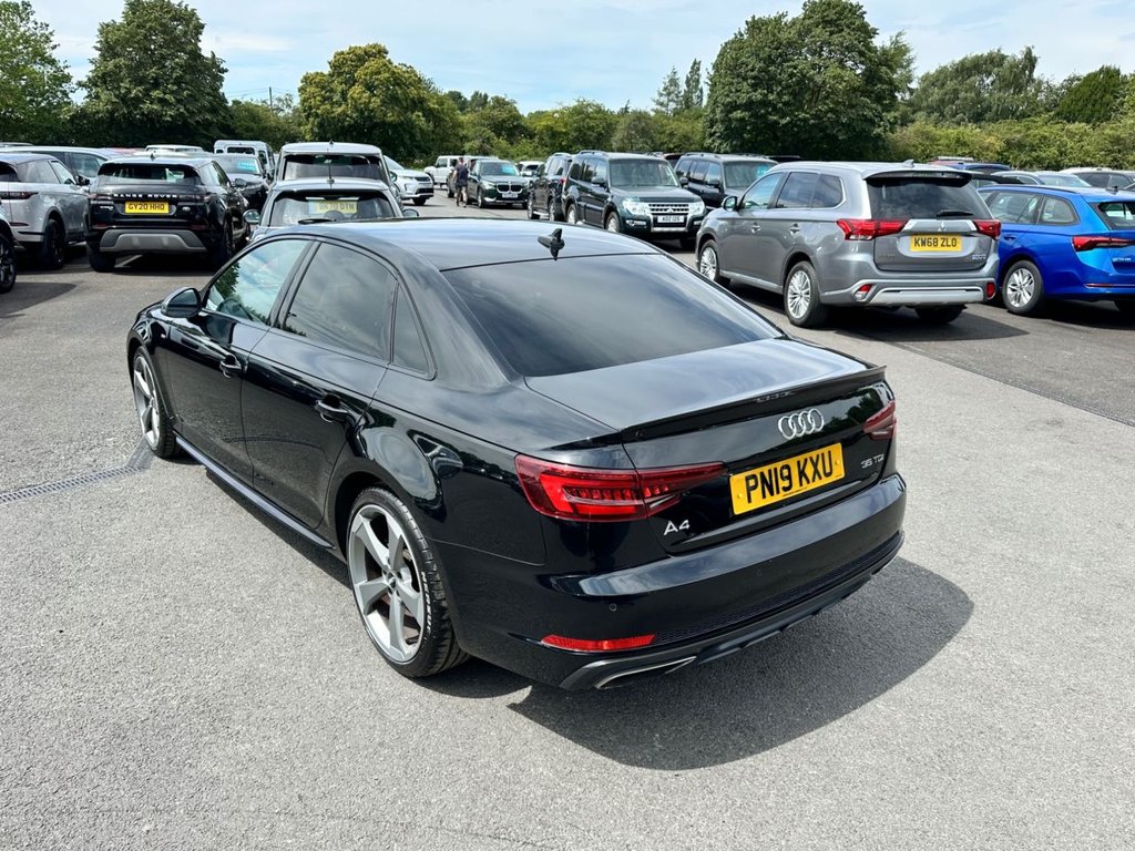 USED 2019 19 AUDI A4 2.0 TDI 35 Black Edition Saloon 4dr Diesel S Tronic Euro 6 (s/s) (150 ps) 