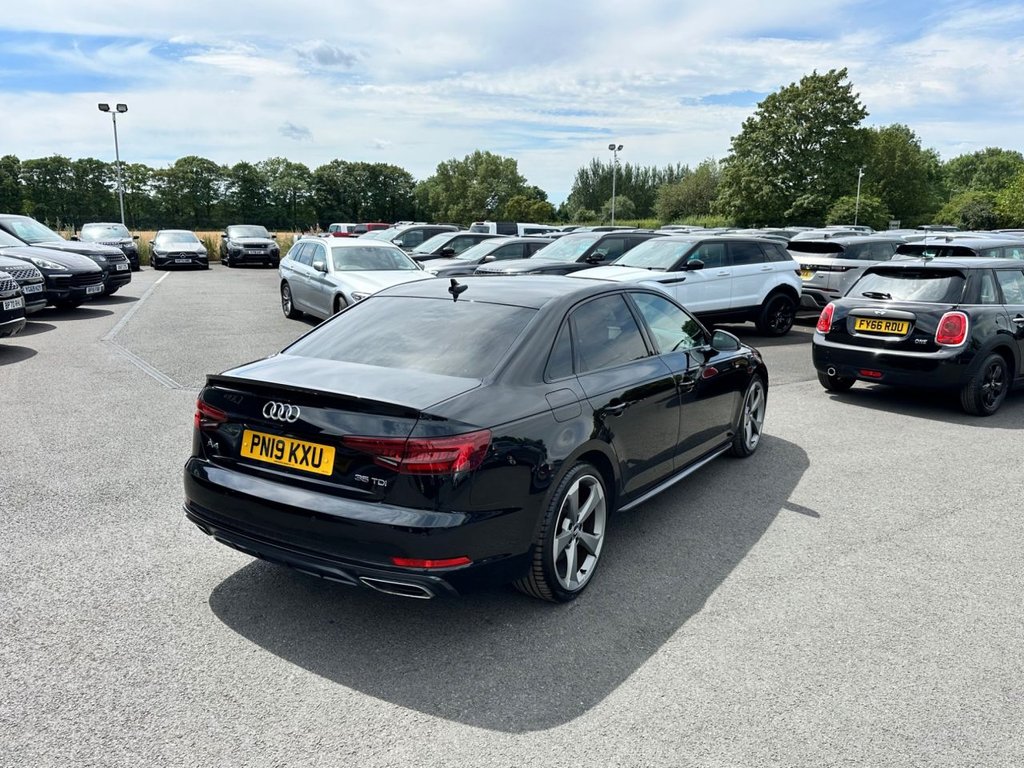 USED 2019 19 AUDI A4 2.0 TDI 35 Black Edition Saloon 4dr Diesel S Tronic Euro 6 (s/s) (150 ps) 