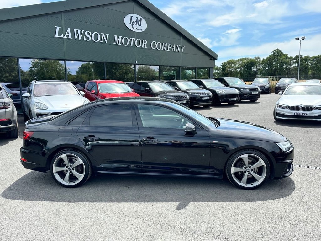 USED 2019 19 AUDI A4 2.0 TDI 35 Black Edition Saloon 4dr Diesel S Tronic Euro 6 (s/s) (150 ps) 