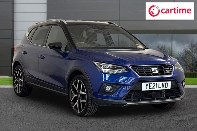 View our Seat Arona 1.0 TSI FR Sport SUV 5dr Petrol Manual Euro 6 (s/s) (110 ps) Rear Parking Sensors, Full Link Smartphone Integration, Interior Chrome Pack, Connectivity Pack Plus, Heated Front Seats