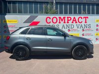 USED 2018 18 AUDI Q3 2.0 TDI Black Edition SUV 5dr Diesel Manual quattro Euro 6 (s/s) (150 ps) LOW MILES, HIGH SPEC!!!