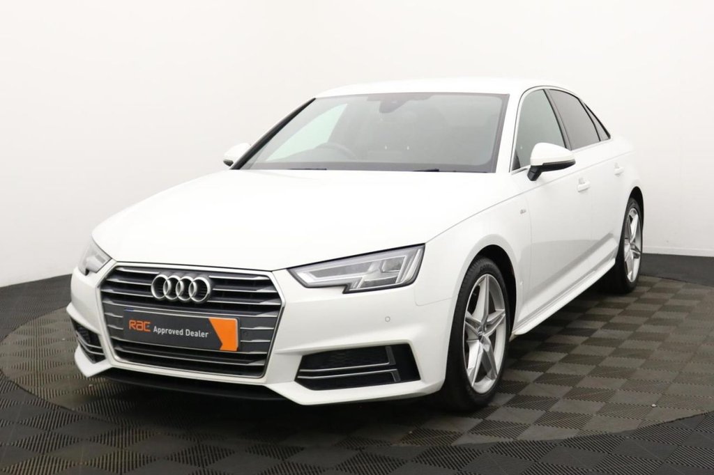 USED 2018 18 AUDI A4 1.4 TFSI S line Saloon 4dr Petrol Manual Euro 6 (s/s) (150 ps) Sat Nav, Sensors, 18" Alloys