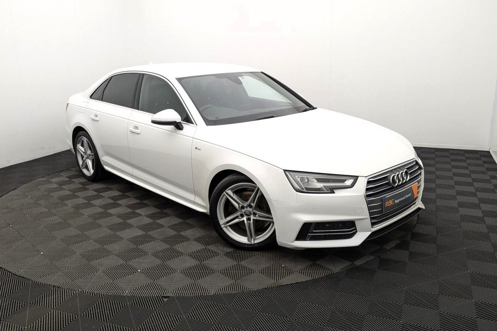 USED 2018 18 AUDI A4 1.4 TFSI S line Saloon 4dr Petrol Manual Euro 6 (s/s) (150 ps) Sat Nav, Sensors, 18" Alloys