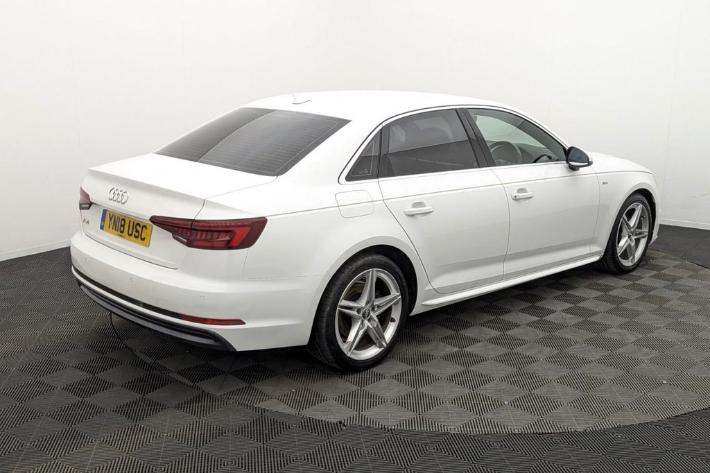 USED 2018 18 AUDI A4 1.4 TFSI S line Saloon 4dr Petrol Manual Euro 6 (s/s) (150 ps) Sat Nav, Sensors, 18" Alloys