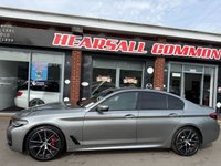 USED 2021 21 BMW 5 SERIES 2.0 520d MHT M Sport Edition Saloon 4dr Diesel Hybrid Steptronic Euro 6 (s/s) (190 ps) HPI CLEAR EXCELLENT SPECIFICATION