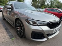 USED 2021 21 BMW 5 SERIES 2.0 520d MHT M Sport Edition Saloon 4dr Diesel Hybrid Steptronic Euro 6 (s/s) (190 ps) HPI CLEAR EXCELLENT SPECIFICATION