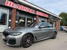 USED 2021 21 BMW 5 SERIES 2.0 520d MHT M Sport Edition Saloon 4dr Diesel Hybrid Steptronic Euro 6 (s/s) (190 ps) HPI CLEAR EXCELLENT SPECIFICATION