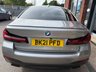 USED 2021 21 BMW 5 SERIES 2.0 520d MHT M Sport Edition Saloon 4dr Diesel Hybrid Steptronic Euro 6 (s/s) (190 ps) HPI CLEAR EXCELLENT SPECIFICATION