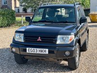 USED 2003 03 MITSUBISHI SHOGUN PININ 1.8 Equippe SUV 3dr Petrol Manual (225 g/km, 118 bhp) 62460 miles