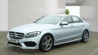 USED 2018 18 MERCEDES-BENZ C CLASS 2.1 C220d AMG Line Saloon 4dr Diesel G-Tronic+ Euro 6 (s/s) (170 ps) HISTORY+HEATED SEATS+SAT NAV