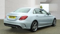 USED 2018 18 MERCEDES-BENZ C CLASS 2.1 C220d AMG Line Saloon 4dr Diesel G-Tronic+ Euro 6 (s/s) (170 ps) HISTORY+HEATED SEATS+SAT NAV