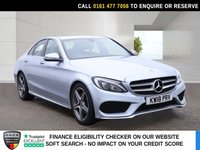 USED 2018 18 MERCEDES-BENZ C CLASS 2.1 C220d AMG Line Saloon 4dr Diesel G-Tronic+ Euro 6 (s/s) (170 ps) HISTORY+HEATED SEATS+SAT NAV