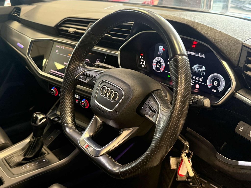 USED 2020 20 AUDI Q3 2.0 Q3 Sportback 45 TFSI S Line Edition 1 Quattro Semi-Auto 4WD 5dr FSH + SAT NAV + AMBIENT LIGHT