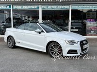 USED 2017 67 AUDI A3 CABRIOLET 2.0 TDI S line Convertible 2dr Diesel Manual Euro 6 (s/s) (184 ps) 