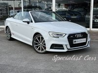 USED 2017 67 AUDI A3 CABRIOLET 2.0 TDI S line Convertible 2dr Diesel Manual Euro 6 (s/s) (184 ps) 